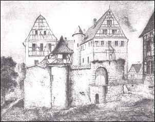 Alte Ansicht des Stammheimer Schlosses