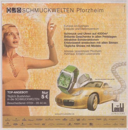 Aktuelle Anzeigenkampagne (12.2005)